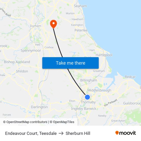 Endeavour Court, Teesdale to Sherburn Hill map