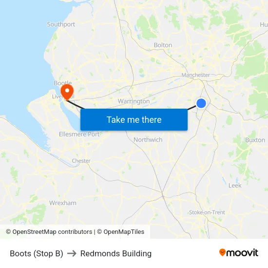 Mary Street to Redmonds Building map