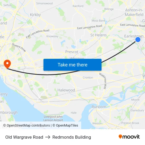 Old Wargrave Road to Redmonds Building map