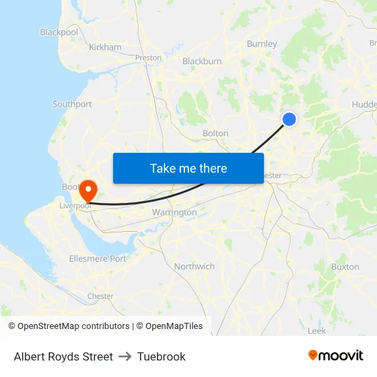 Albert Royds Street to Tuebrook map