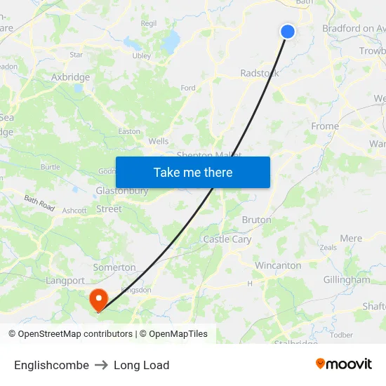 Englishcombe to Long Load map