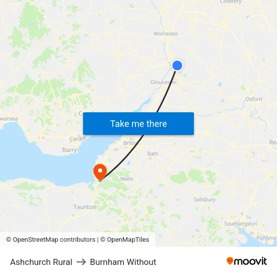 Ashchurch Rural to Burnham Without map