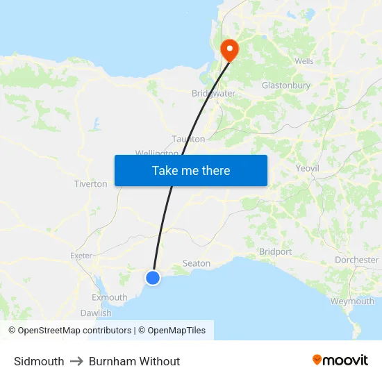 Sidmouth to Burnham Without map