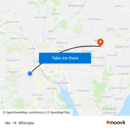 Ide to Whimple map