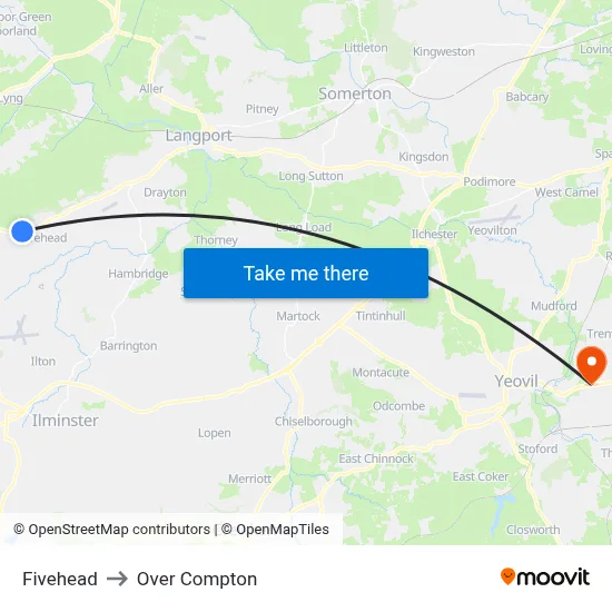 Fivehead to Over Compton map