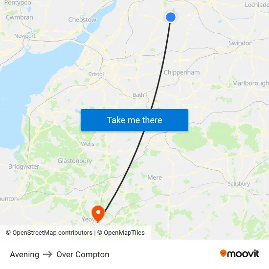 Avening to Over Compton map