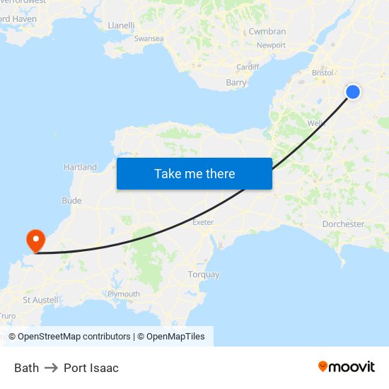 Bath Bath And North East Somerset to Port Isaac Cornwall with