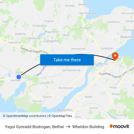 Ysgol Gynradd Bodrogan, Bethel to Wheldon Building map