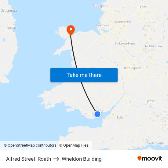 Alfred Street, Roath to Wheldon Building map