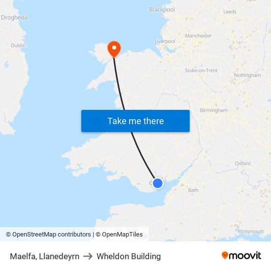 Maelfa, Llanedeyrn to Wheldon Building map