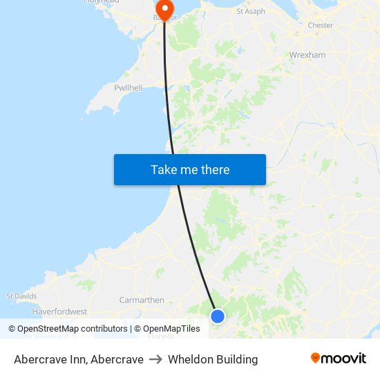 Abercrave Inn, Abercrave to Wheldon Building map