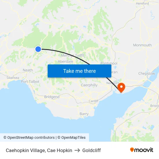Caehopkin Village, Cae Hopkin to Goldcliff map
