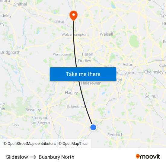 Slideslow to Bushbury North map