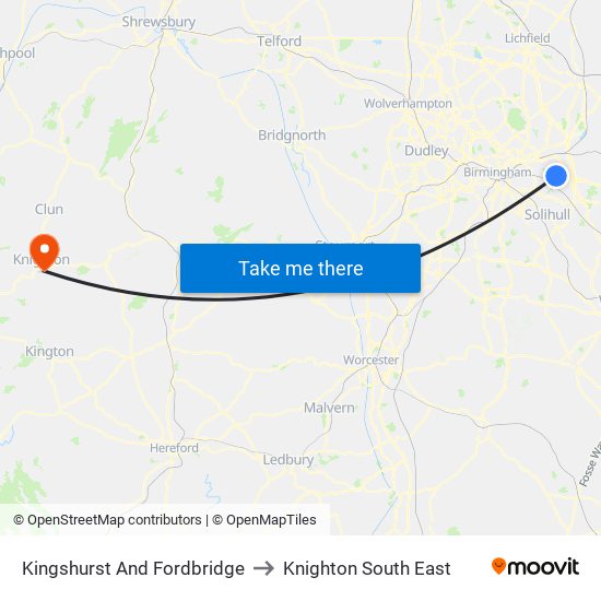 Kingshurst And Fordbridge to Kingshurst And Fordbridge with public ...