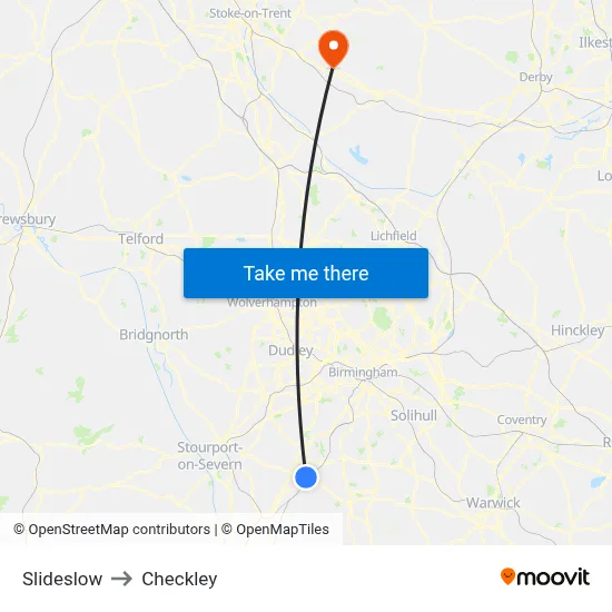 Slideslow to Checkley map