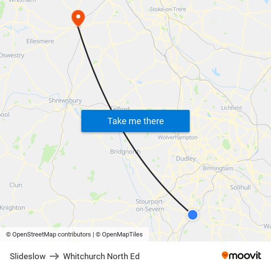 Slideslow to Whitchurch North Ed map