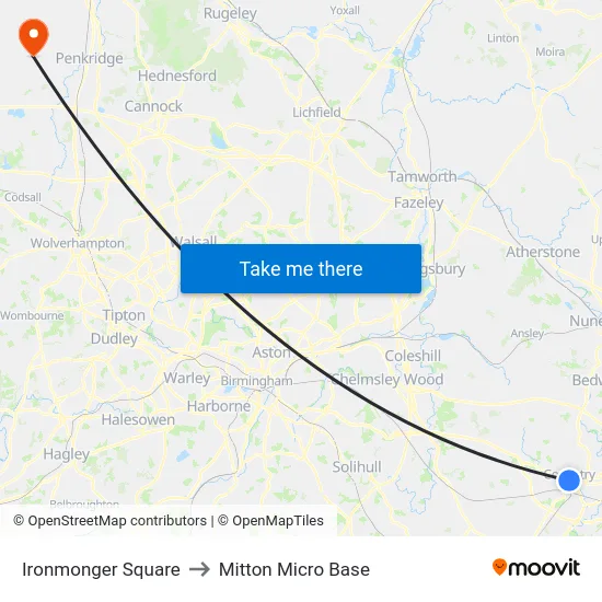 Ironmonger Square to Mitton Micro Base map