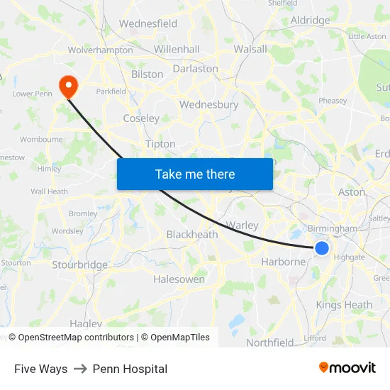 Five Ways to Penn Hospital map