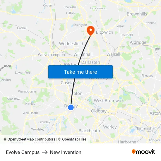 Evolve Campus to New Invention map