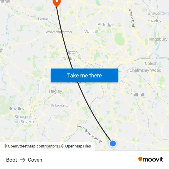 Boot to Coven map
