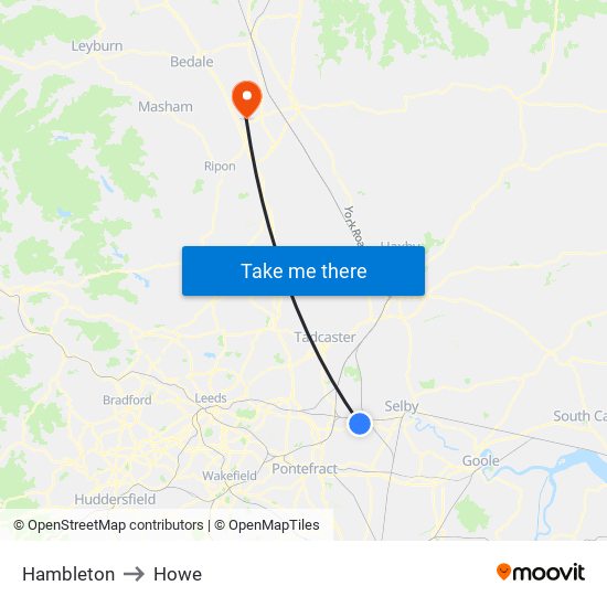 Hambleton to Howe map