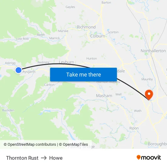 Thornton Rust to Howe map