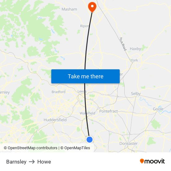 Barnsley to Howe map