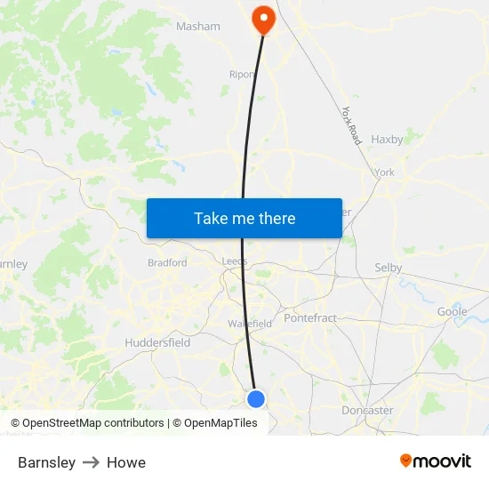 Barnsley to Howe map