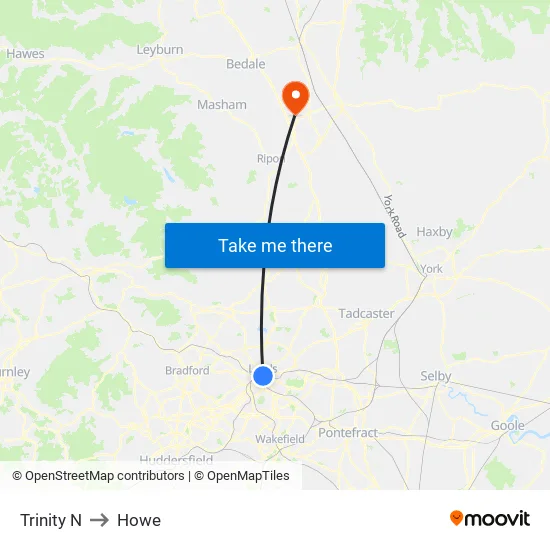 Trinity N to Howe map