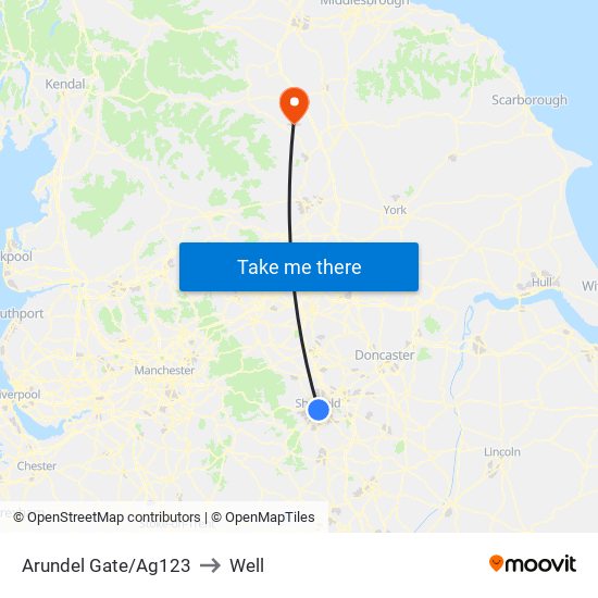 Arundel Gate/Ag123 to Well map