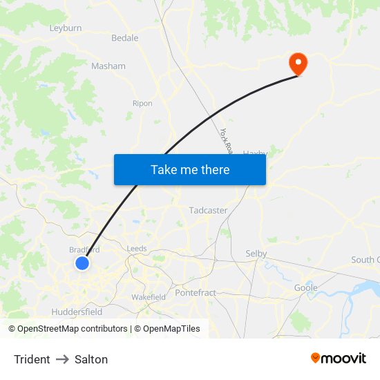 Trident to Salton map