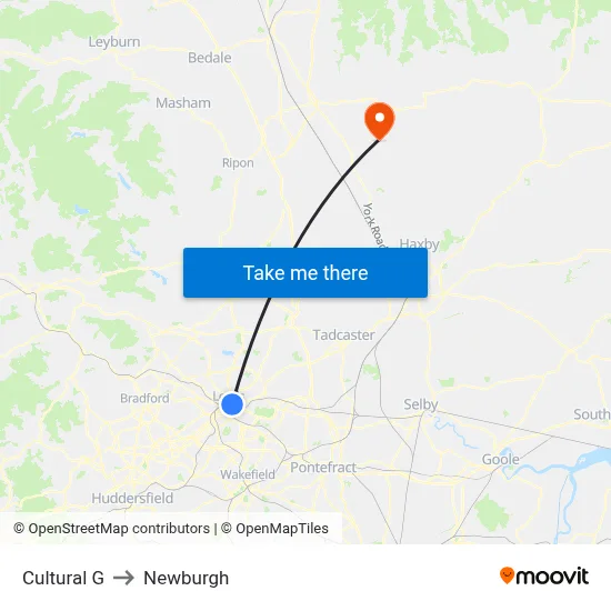 Cultural G to Newburgh map