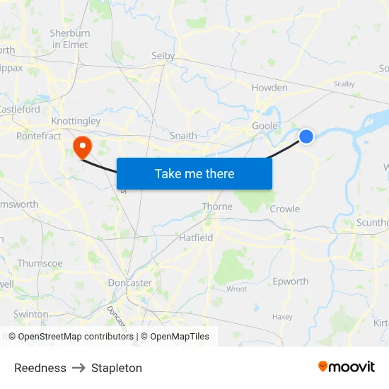 Reedness to Stapleton map
