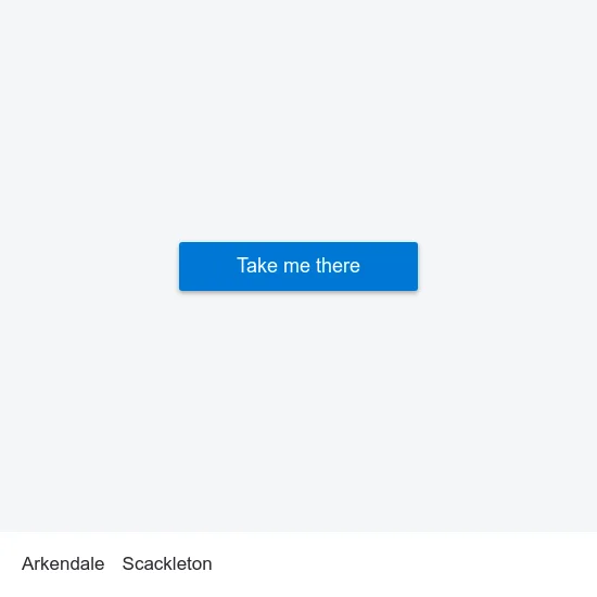 Arkendale to Scackleton map