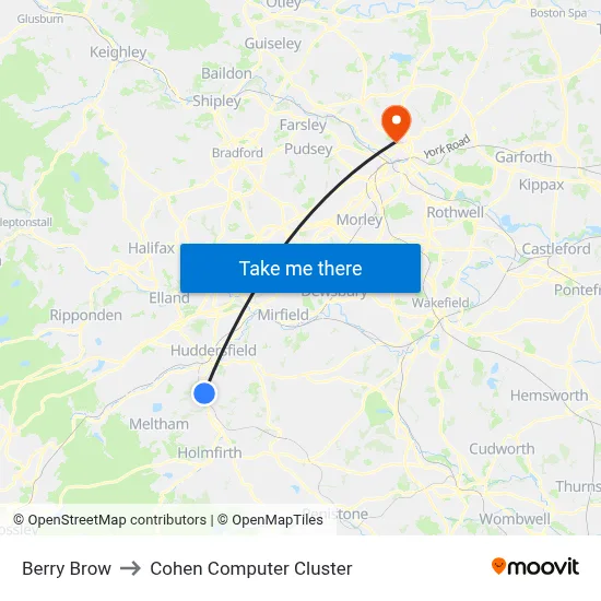 Berry Brow to Cohen Computer Cluster map