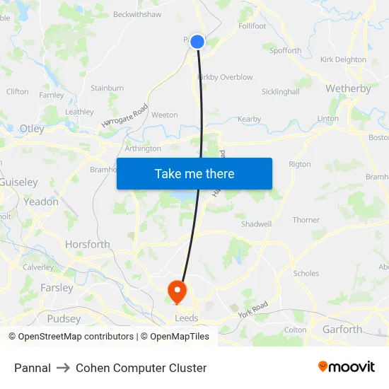 Pannal to Cohen Computer Cluster map