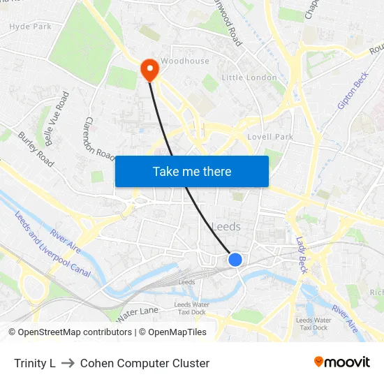 Trinity L to Cohen Computer Cluster map