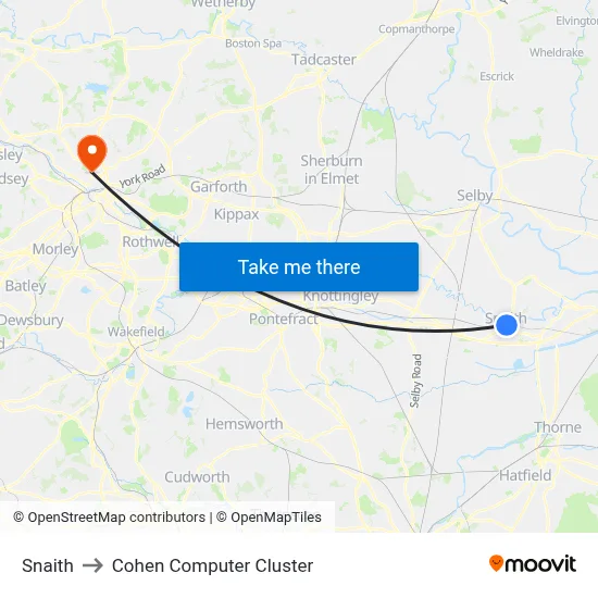 Snaith to Cohen Computer Cluster map