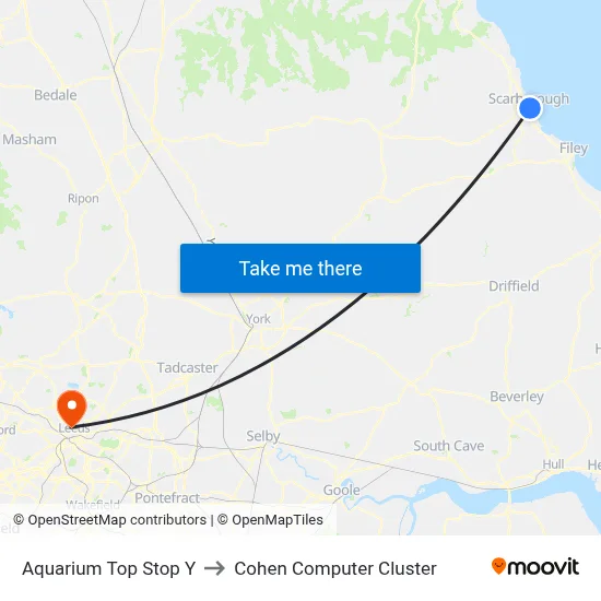 Aquarium Top Stop Y to Cohen Computer Cluster map