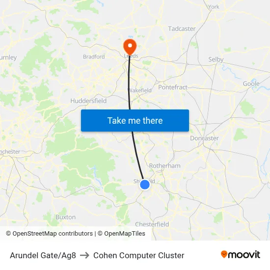 Arundel Gate/Ag8 to Cohen Computer Cluster map