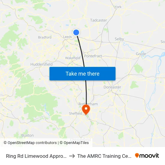 Ring Rd Limewood Approach to The AMRC Training Centre map