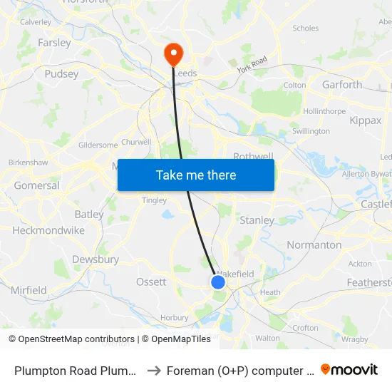 Plumpton Road Plumpton Pl to Foreman (O+P) computer cluster map