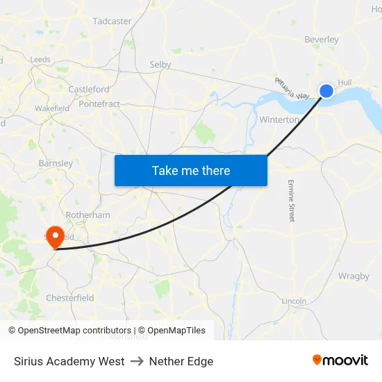 Sirius Academy West to Nether Edge map