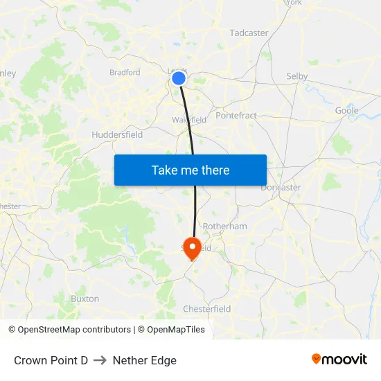 Crown Point D to Nether Edge map