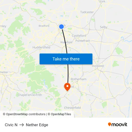 Civic N to Nether Edge map