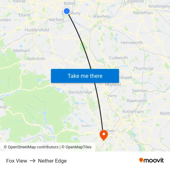 Fox View to Nether Edge map