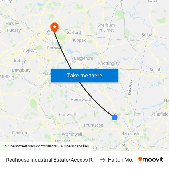 Redhouse Industrial Estate/Access Road to Halton Moor map