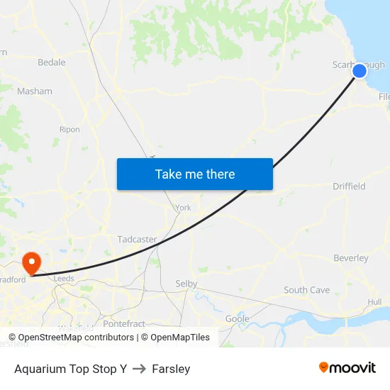 Aquarium Top Stop Y to Farsley map