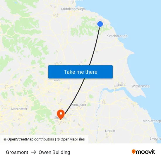 Grosmont to Owen Building map