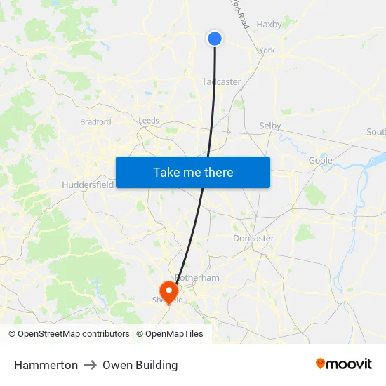 Hammerton to Owen Building map
